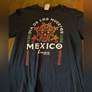 Dark blue tee shirt
